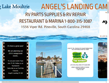 Tablet Screenshot of angelslandingcampground.com